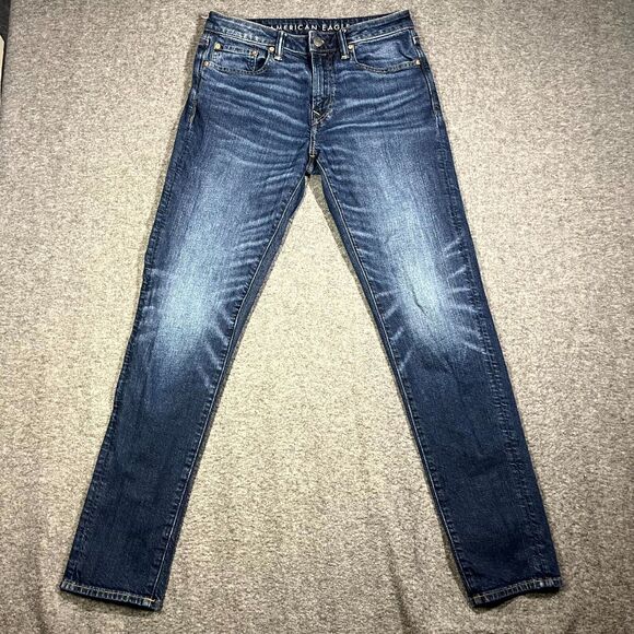 American Eagle Outfitters Other - American Eagle Jeans Mens 29x34 (A:30x32.5) Athletic fit Whiskered Flex Denim